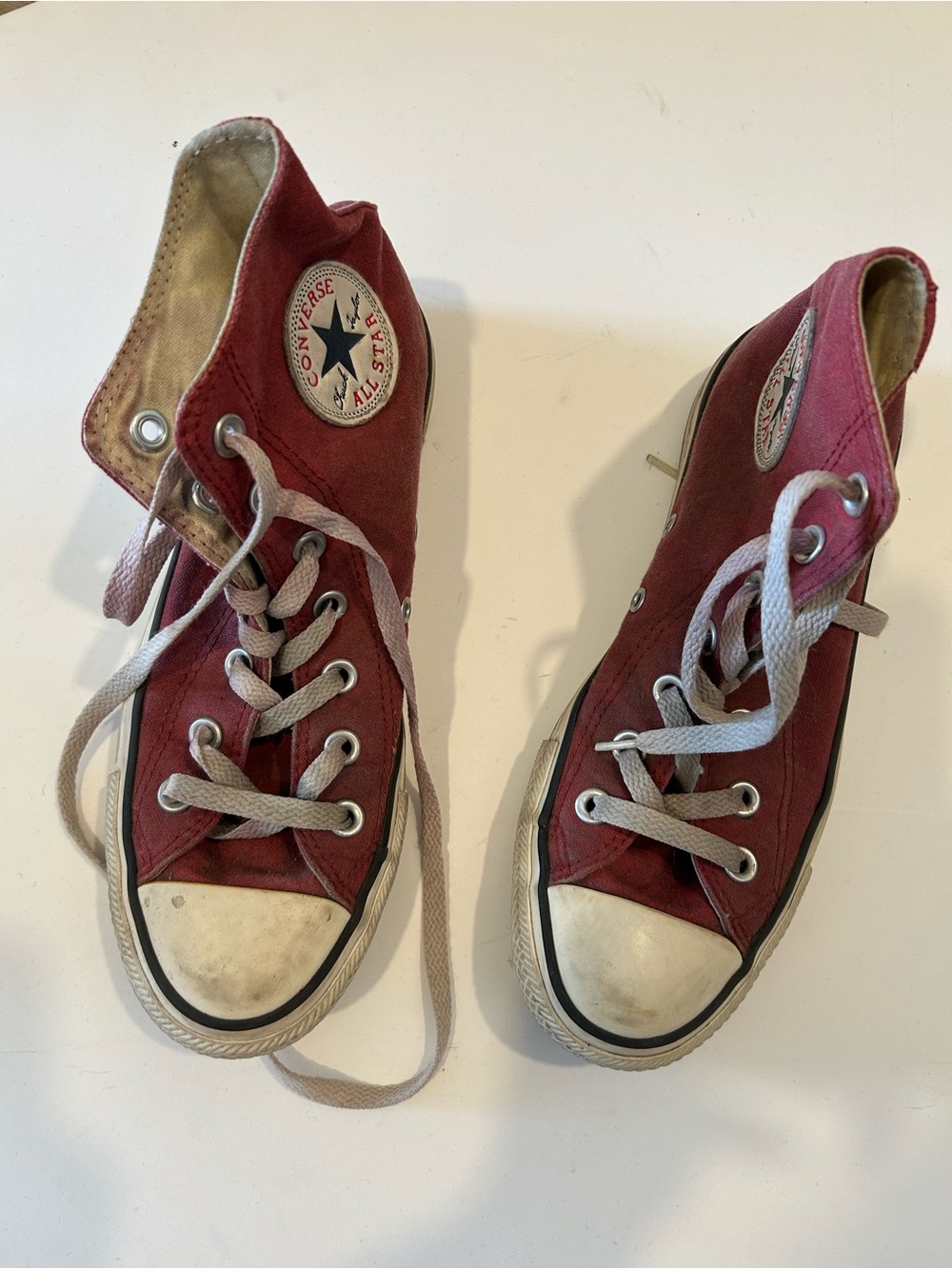 Converse Kids Red High Top Sneakers